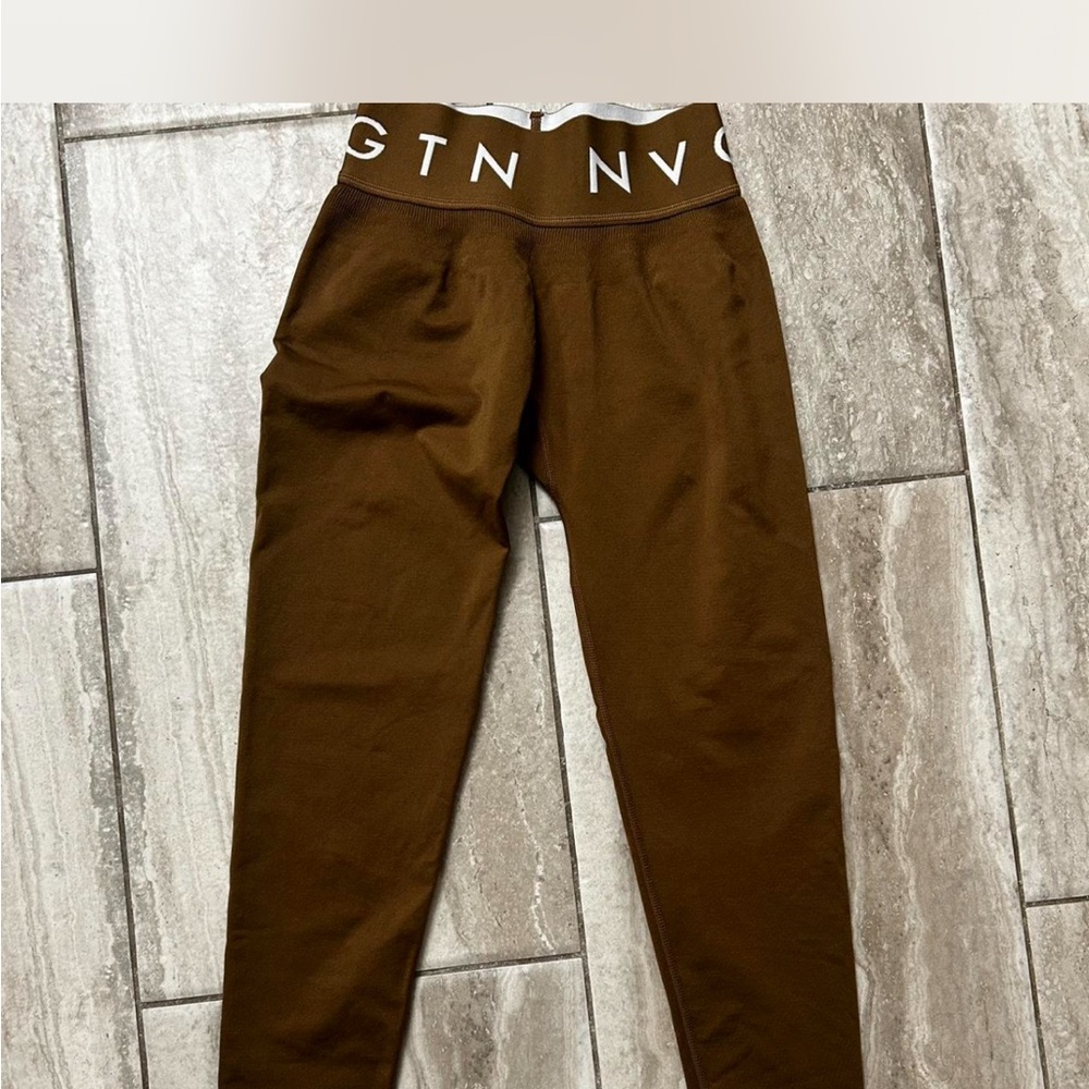 NVGTN Women’s High-Waist Brown Active Leggings